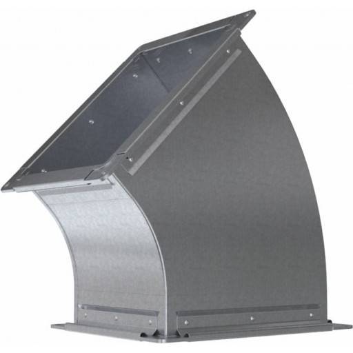 Воздуховод прямоугольный оцинкованный (фасонный элемент)