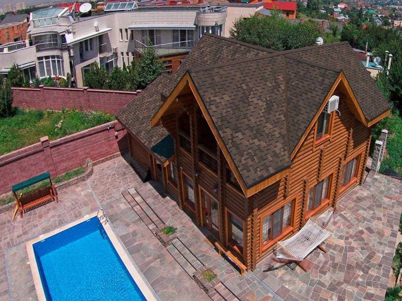 Гибкая черепица SHINGLAS (ТЕХНОНИКОЛЬ) Финская аккорд коричневая