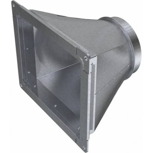 Воздуховод прямоугольный оцинкованный (фасонный элемент)
