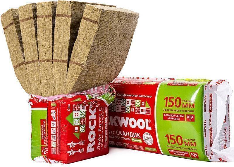 Rockwool Лайт Баттс Скандик 100x600x800