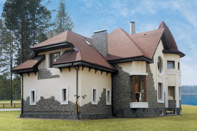 Гибкая черепица SHINGLAS (ТЕХНОНИКОЛЬ) Самба Рубин