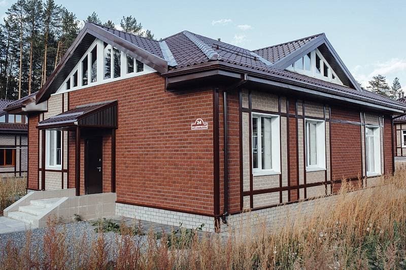 Фасадная плитка ТЕХНОНИКОЛЬ HAUBERK Терракотовый кирпич