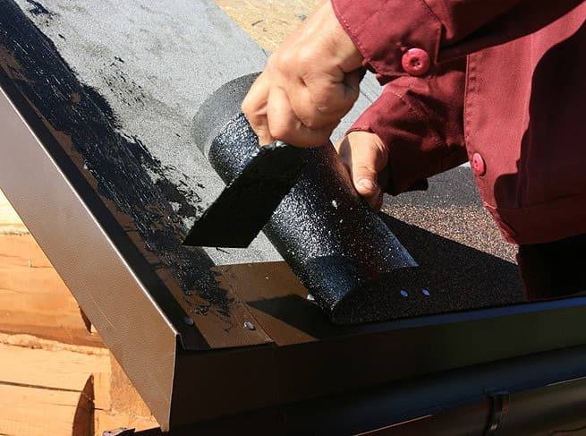 Карнизная планка для гибкой черепицы красная