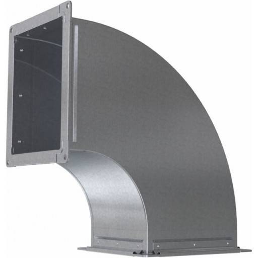 Воздуховод прямоугольный оцинкованный (фасонный элемент)