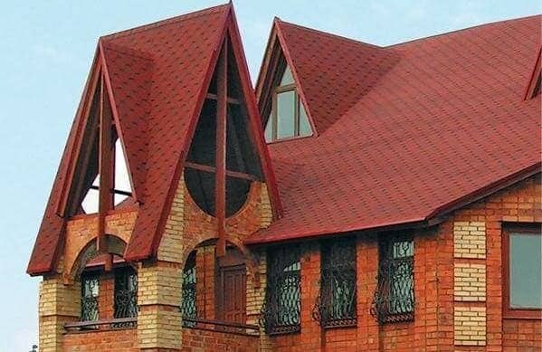 Гибкая черепица SHINGLAS (ТЕХНОНИКОЛЬ) Финская соната красная