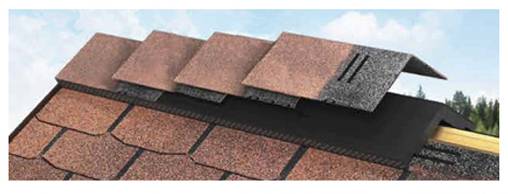 Коньково-карнизная черепица Docke