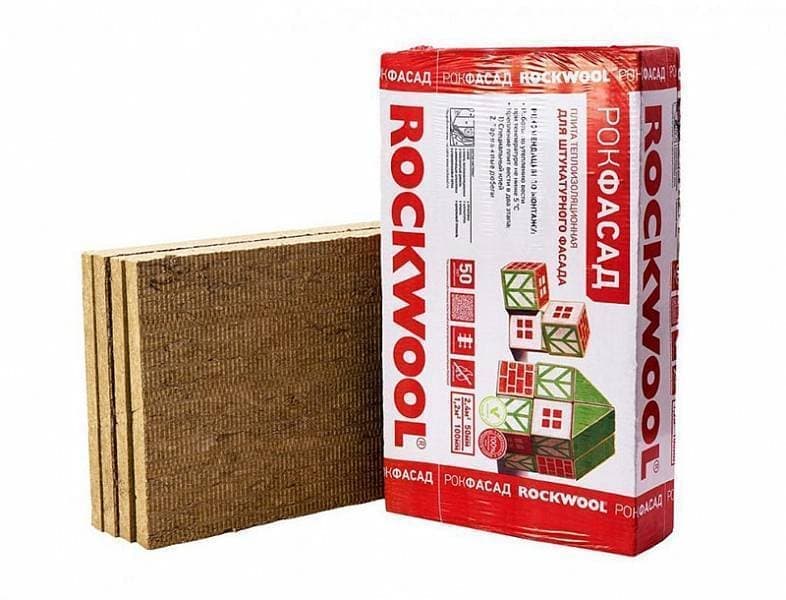 Минплита ROCKWOOL РОКФАСАД  50х600х1000