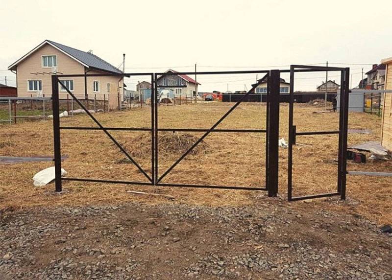 Каркас калитки 40x40мм порошковая покраска