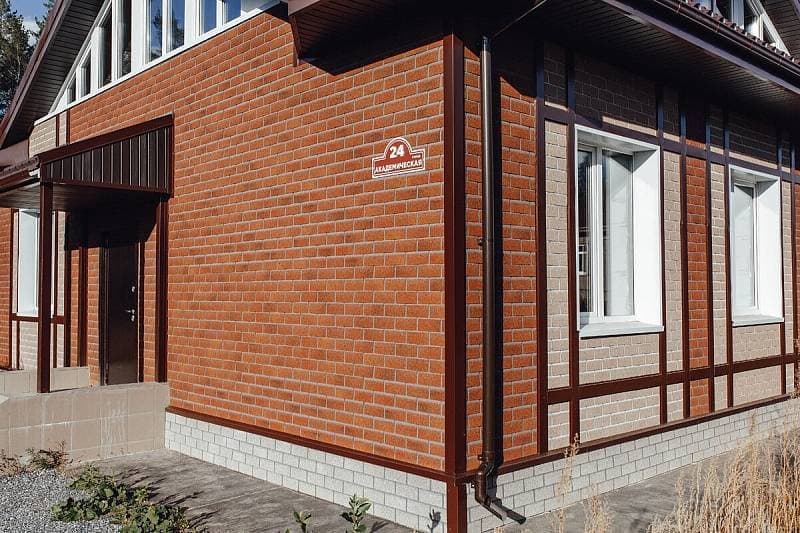 Фасадная плитка ТЕХНОНИКОЛЬ HAUBERK Терракотовый кирпич