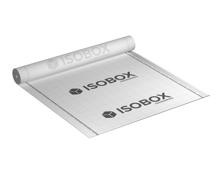 Пароизоляционная пленка ISOBOX В 70 (КЛЕЕВАЯ ПОЛОСА) (1,6 x 43,75 м)