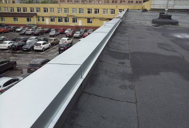 Парапет кровельный (заборный) 2м.п.