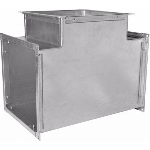 Воздуховод прямоугольный оцинкованный (фасонный элемент)