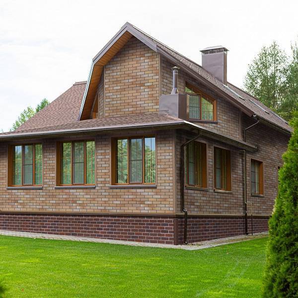 Фасадная плитка ТЕХНОНИКОЛЬ HAUBERK оптима Каталонский кирпич